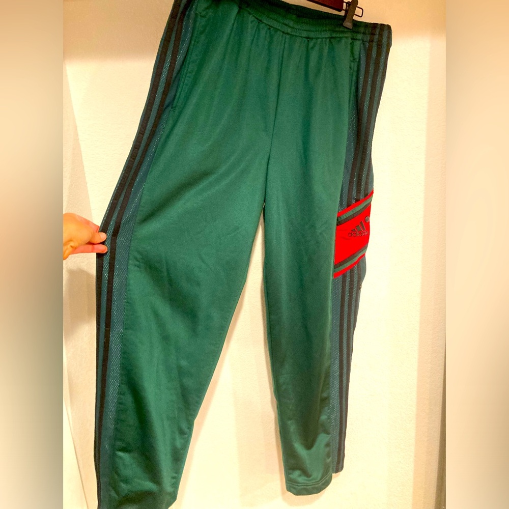 Adidas snap-leg pants!